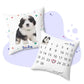 Personalized pet picture pillows featuring a dog photo and calendar, ideal for custom gifts with pet names and special dates.